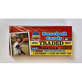 Topps 1991 Traded Baseball Set 132 Cards - Sealed
