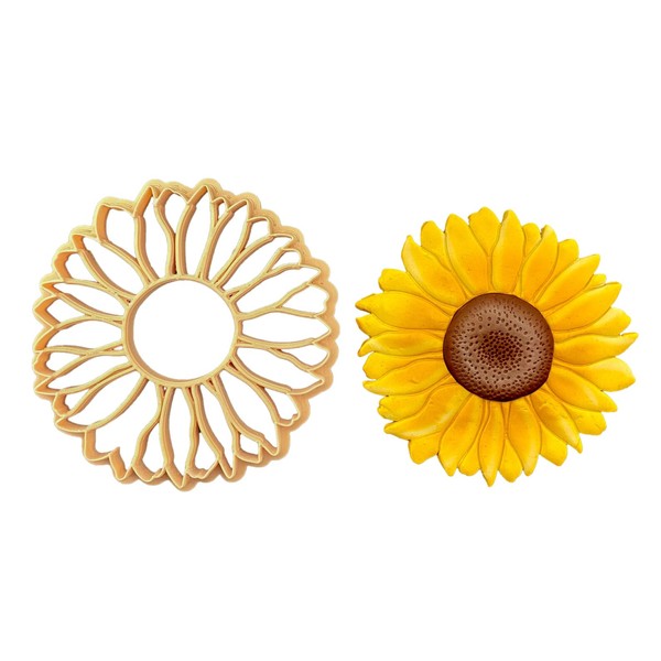 GOTO CLAY TOOLS Trinket Dish Cutter for Polymer Clay, Sunflower