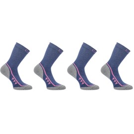 CMP - Trekking Sock Mid Supersoft 50 Wmn, Blue-Fuxia, 39/42
