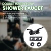 RV Shower Faucet, Camper Shower Faucet Diverter with Classical Handles,
