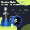 Foam Cannon Dual Connector Accessory, Pressure Washer Double Tip Attachment