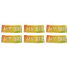 6 Pcs Birthday Sash Reusable Soft Comfortable Colorful Satin Birthday