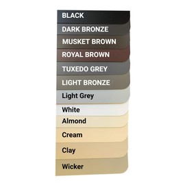 Eagle 1 Rain Gutter Valley Splash Guards, Straight or Bent (2 Per Order) Includes Screws and 1/4" Bit Driver (Oversized Straight, Black)