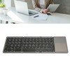 Wireless Folding Keyboard Touchpad USB Charge BT3.0 Auto Sleep Slim