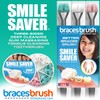 SMILE SAVER 360° Braces Brush 3-Sided Toothbrush 3PK | Orthodonic