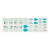 ZINIPIN FA00249 Foot Nail Seal Clear Lame Ocean