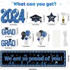 Large Graduation Decorations Class of 2024 Yard Sign - 8Pcs