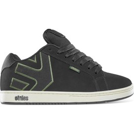 etnies Men's Fader Skate Shoe, Black/Green, 13