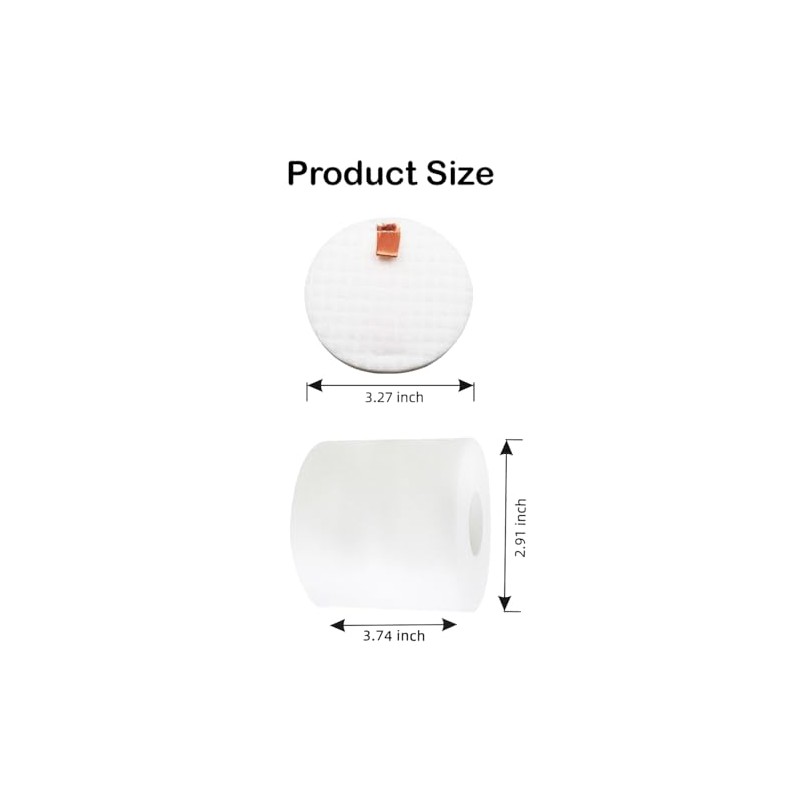 SCREENTRONICS 2 Pack Foam Filter Kit Replacement for Shark IQ
