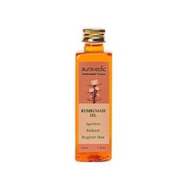 Auravedic Auravedic Kumkumadi Oil Pure Saffron for Ultra Radiant Skin | 3.38 Fl Oz (100ml)