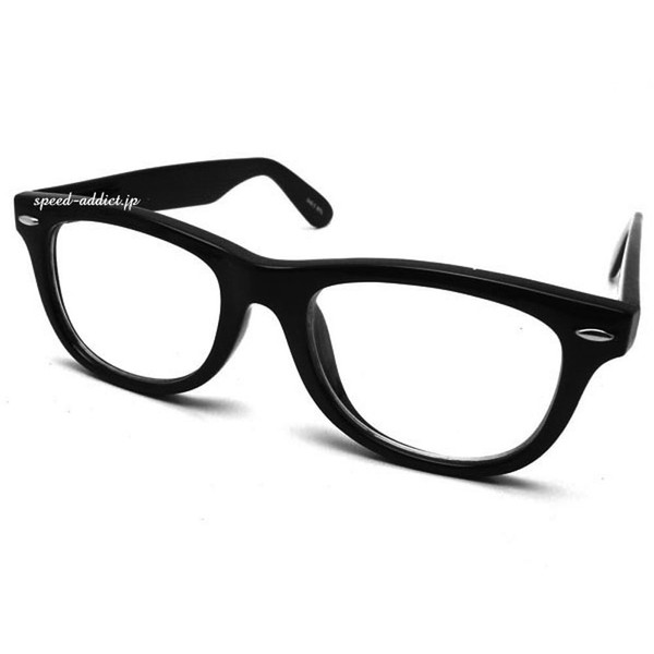 SPEED ADDICT Enhanced Wellington Sunglasses, Black x Clear