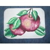 6 fabric pieces -  FRUIT -  MACINTOSH APPLES   6.5"X8.5"