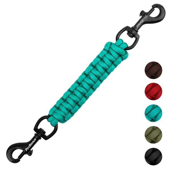 PetBonus Dog Collar Safety Clip, Handmade Backup Safety Strap for