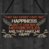RED OCEAN MOTORCYCLE Sign Hanging Plaque Bikers Gifts For Dad
