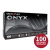 Microflex N641 Small Onyx Nitrile Gloves