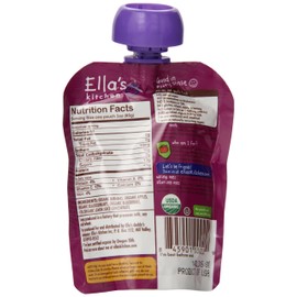 Ella's Kitchen Organic Smoothie Fruits, The Purple One, 3 Ounce Pouches (Pack of 7)