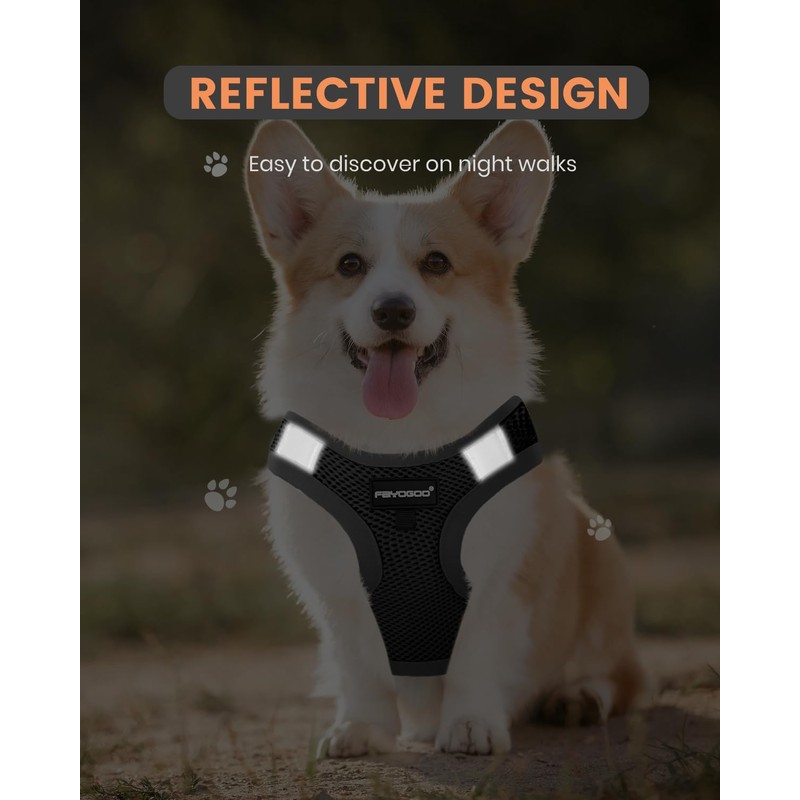 FAYOGOO Service Dog Vest for Small Breed - Lightweight Dog