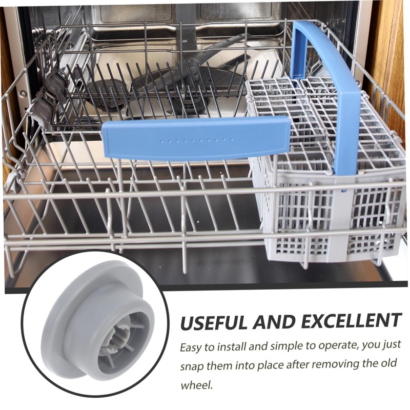 Operitacx Upgrade Your Dishwasher Sturdy Lightweight Dishwasher Wheel for Lower