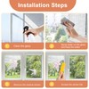 21 Pieces Window Sticker,Glass Stickers for Windows,Window Stickers to Deter