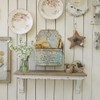 Chadechimo Hanging Wall Storage Baskets, Metal Hanging Baskets for Mail,