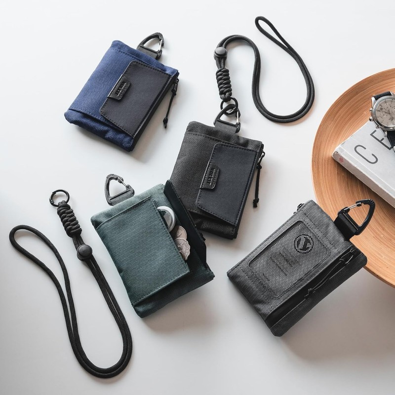 VULKIT Cartera RFID de Cuello para Hombre y Mujer con