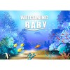 MTMETY 10x7ft Finding Backdrop Customized Welcoming Baby Shower Birthday Party