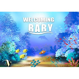MTMETY 10x7ft Finding Backdrop Customized Welcoming Baby Shower Birthday Party Photo Booth Props HXME372