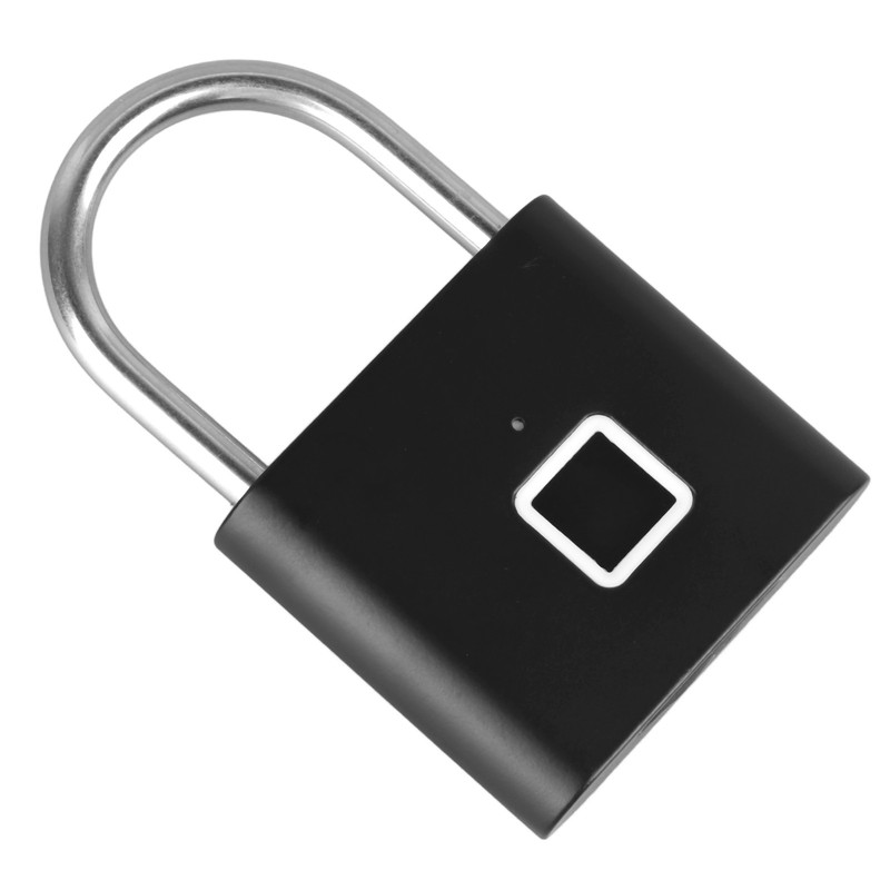 Fingerprint Padlock Keyless Waterproof Biometric Electronic Lock USB Rechargeable