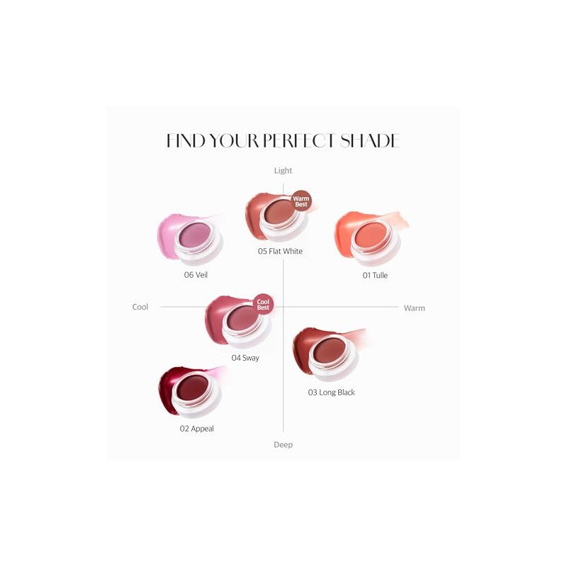 Bálsamo para labios y mejillas Flush 01 Tulle 4 g