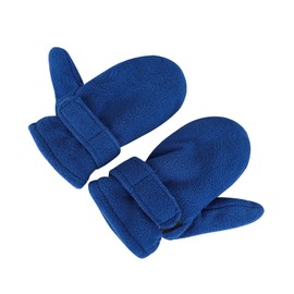 Kids Winter Thermal Gloves Toddler Polar Fleece Thick Warm Mittens Soft Cotton Wool Lined Gloves Windproof Snow Ski Gloves with Adjustable Wrist Strap for Boys Girls Outdoor Activities Age 4-7