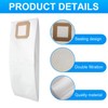5 PACK Central Vacuum Filter Bags Fit for Vacuflo Maxum