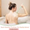 2 Pcs Body Shower Brush Long Handle Back Scrubber Brush