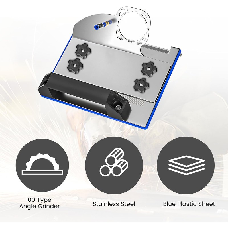 45 Degree Tile Chamfering Tool - Angle Grinder Stand, 45