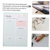 OHPHCALL Daily Planner Notepad Work Organizer Notebook for Do Lists