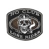 KUSTOM FACTORY Patch No Club Lone Rider