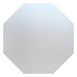 PROTINT WINDOWS Precut Frosted Privacy Octagon Window Film, Self Static Adhesive Cling, 21 inches Width