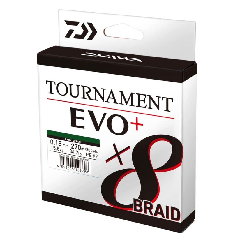 Daiwa Tournament X8 Braid EVO+ 0.26 mm 270 m DG