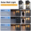 Beikingsun Solar Porch Lights Outdoor with Motion Sensor, Dusk to