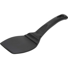 Westmark Pfannenwender, mit breiter Laffe für großes Bratgut, Länge: 29 cm, Kunststoff, Profi, Schwarz, 20652270