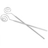 PIYANYO Stainless Steel Spiral Swirl Candy Fork 21cm/8.23in Hot Pot