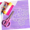 TEHAUX Flower Metal Cutting Die Durable Iron DIY Cutting Die