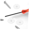Tofficu 100Pcs Stainless Steel Plaster Washers for Gypsum Board Durable