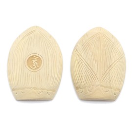 Kurita Good Buddha Statue [Protection Honzon] Ashuku Nyorai (Lotus Shaped Incense Buddha [Pocket Buddha]), Protection Honzon (Height 2.4 inches (6.2 cm), Width 1.8 inches (4.5 cm), Luxury Wood Carving