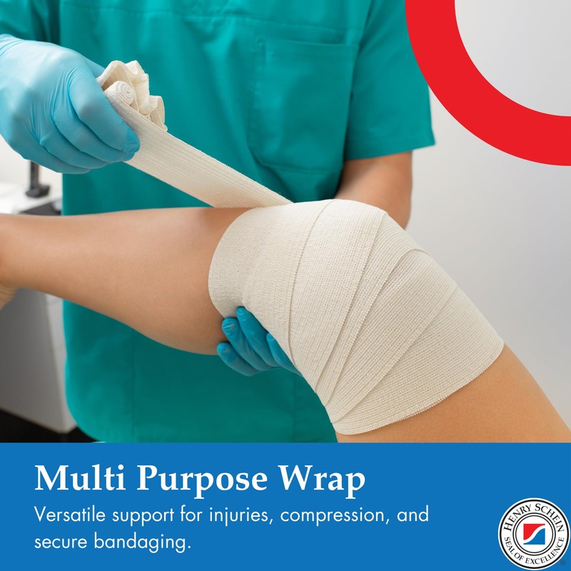 Self-Closure Elastic Bandage, 2" x 4.5 Yards, Tan, Non-Sterile, Box