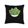 Iceberg Lettuce In A Salad Throw Pillow