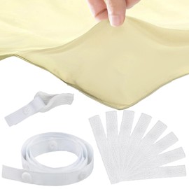 loghohu 8 PCS Duvet Clips Quilt Clips Duvet Snaps to Hold Comforter Inside Convenient and Reusable Duvet Snap Clips Duvet Cover Clips Removable Comforter Clips Fasteners Inside(White)