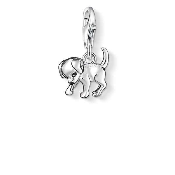 Thomas Sabo Dog Puppy Charm Club Charm, Sterling Silver, No
