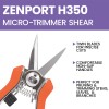 Zenport H350 Micro Trimmer Shear, 1.5 Inch Stainless Steel Twin