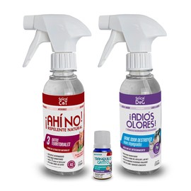 Señor Cat® ¡Ahí No! Nivel 3 Interiores. Kit para Gatos Territoriales. Top Cat Kit. Repelente Natural de Gatos 250ml