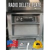 FueledBy3D 1982-1992 Camaro IROC Z28 RS Radio Delete Plate (OEM